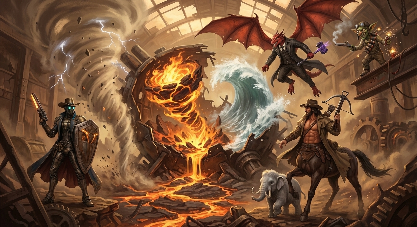 Three Elementals Unleashed